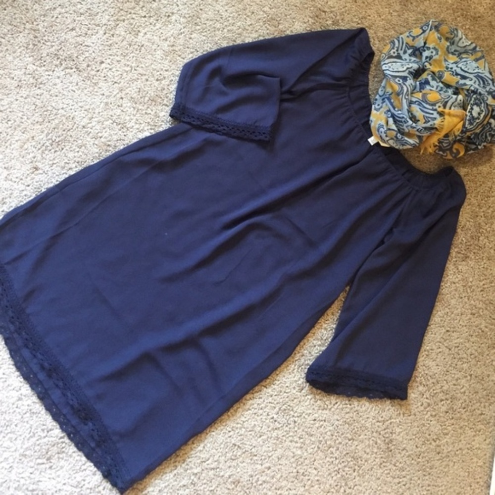 Charming Charlie dress with scarf